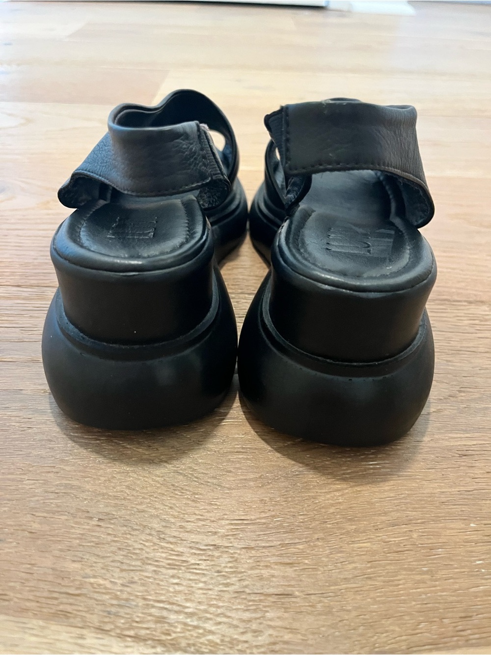 Agusto Leather Platform Sandal Forever & Always Minimalist Shoes size 39 (8.5) - Picture 6 of 11